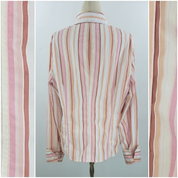 Bass woman's dress shirt size Large - Picture 3 of 6